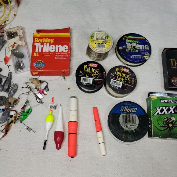 Fishing Line Lures Lot Rubber Worm Bass Trout Bait Outdoor Freshwater Fisherman - Picture 5 of 10